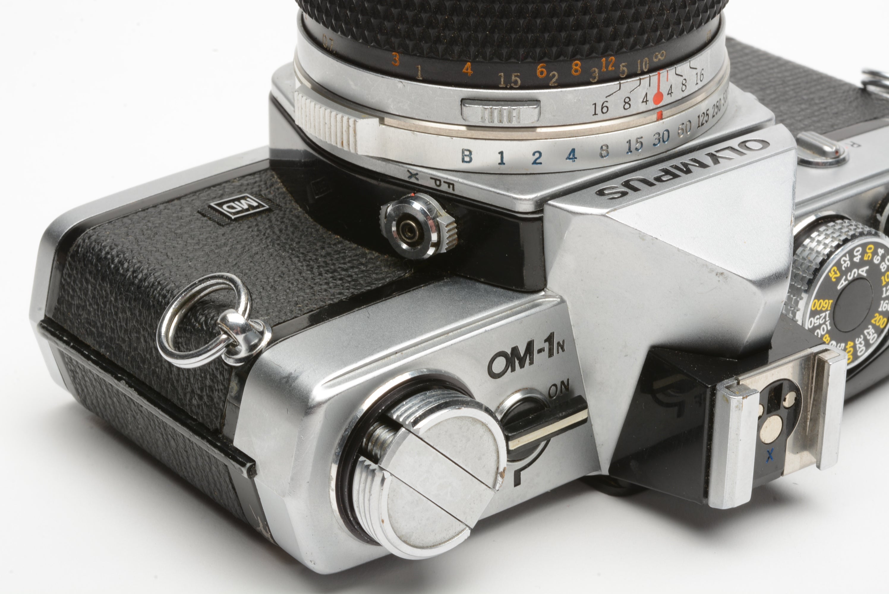 Olympus OM-1N MD 35mm SLR Body w/Zuiko 50mm f1.8 lens, new seals, shoe,  Nice!
