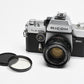 Ricoh TLS 35mm SLR w/Rikenon 50mm f1.7 lens, New seals, Cool!