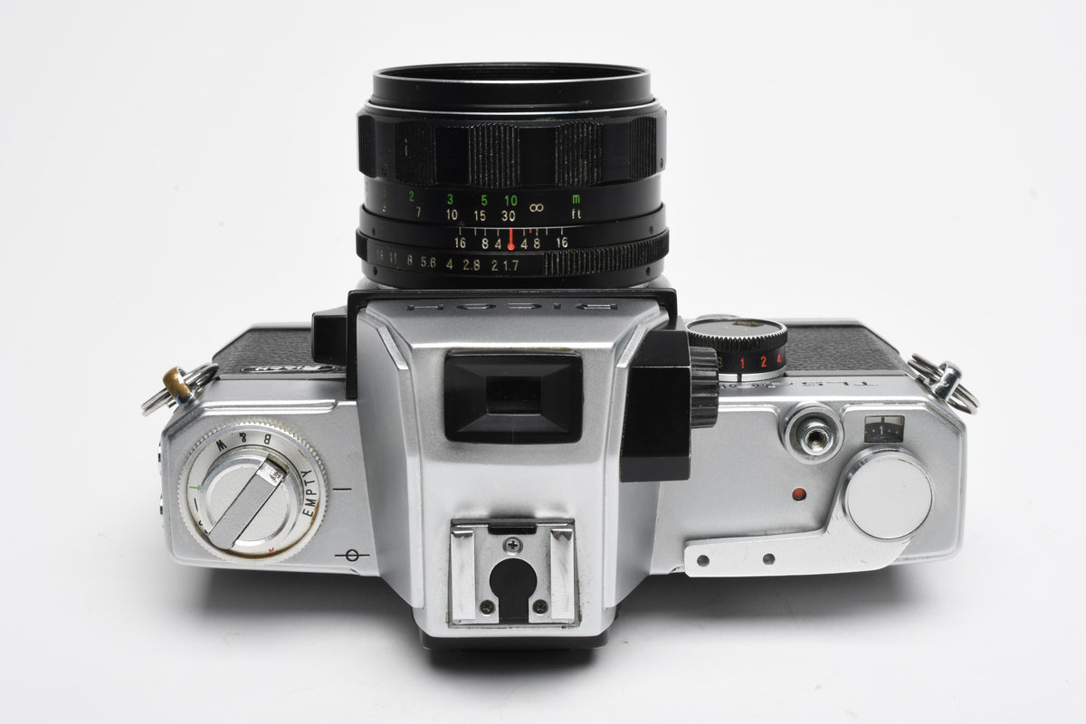 Ricoh TLS 35mm SLR w/Rikenon 50mm f1.7 lens, New seals, Cool!