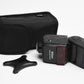 Nikon SB-600 shoe mount flash, case, stand, clean, fully tested