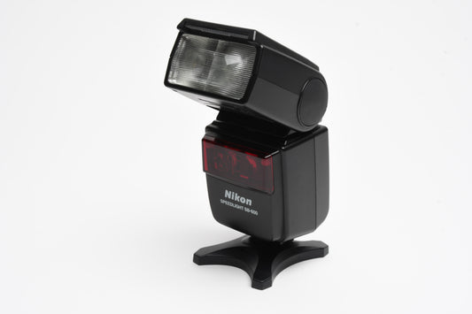 Nikon SB-600 shoe mount flash, case, stand, clean, fully tested