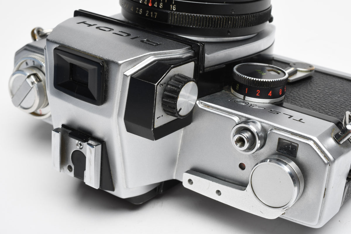 Ricoh TLS 35mm SLR w/Rikenon 50mm f1.7 lens, New seals, Cool!