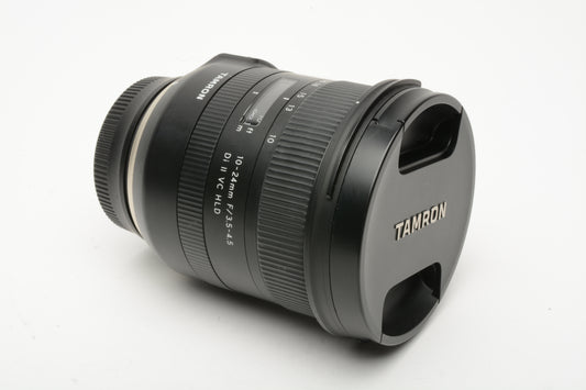 Tamron 10-24mm f3.5-4.5 Di II VC HLD wide zoom Nikon AF, Caps, USA