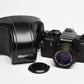 Mamiya ZE-2 35mm SLR w/50mm f1.7 lens, Case, New Seals, Great!
