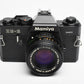 Mamiya ZE-2 35mm SLR w/50mm f1.7 lens, Case, New Seals, Great!
