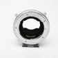 Metabones EF to E mount T Cine Adapter 5th Gen. w/Caps, Very clean