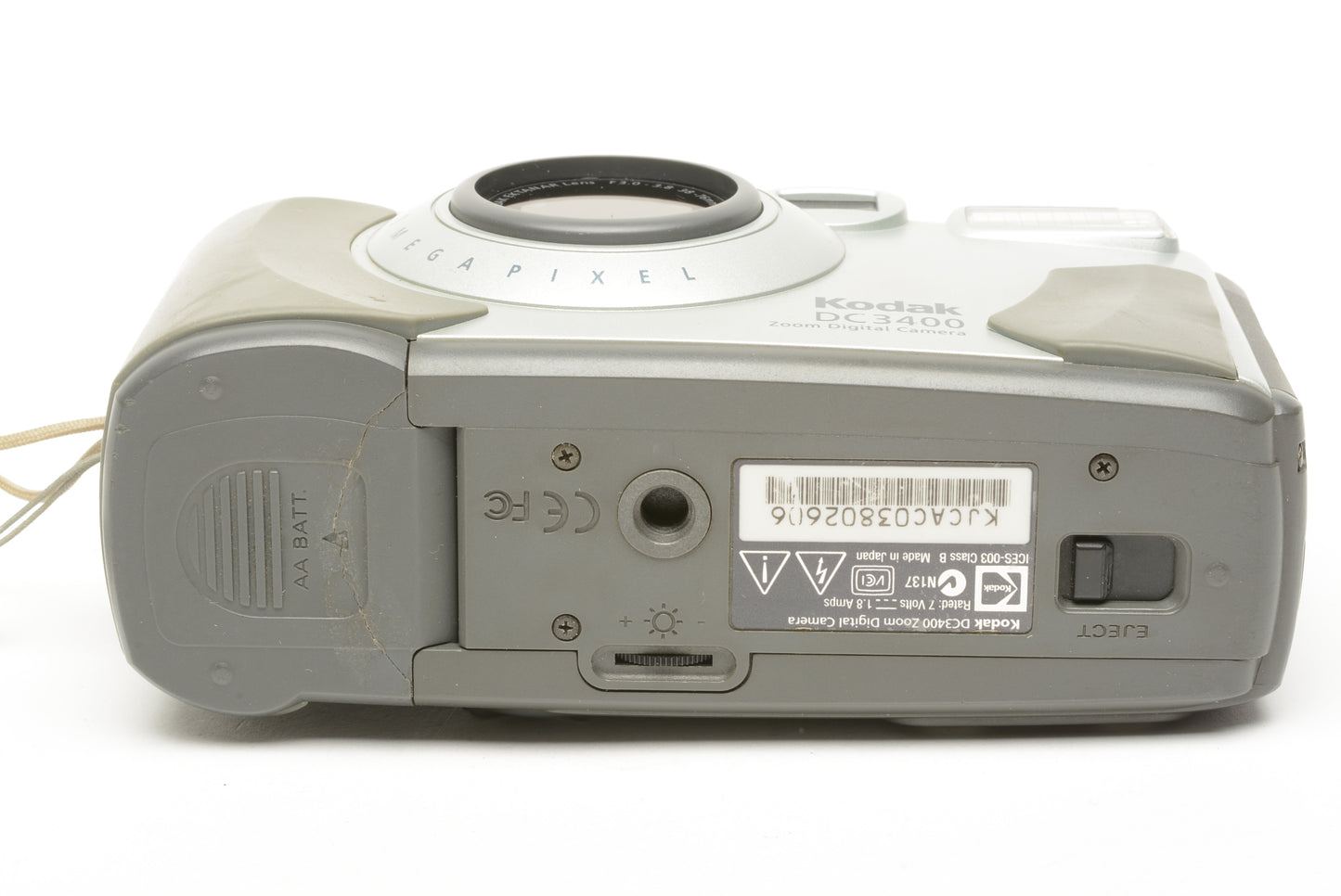Kodak DS3400 bundle w/case, AC adapter, 1Gb CF card, manuals +CD - *READ