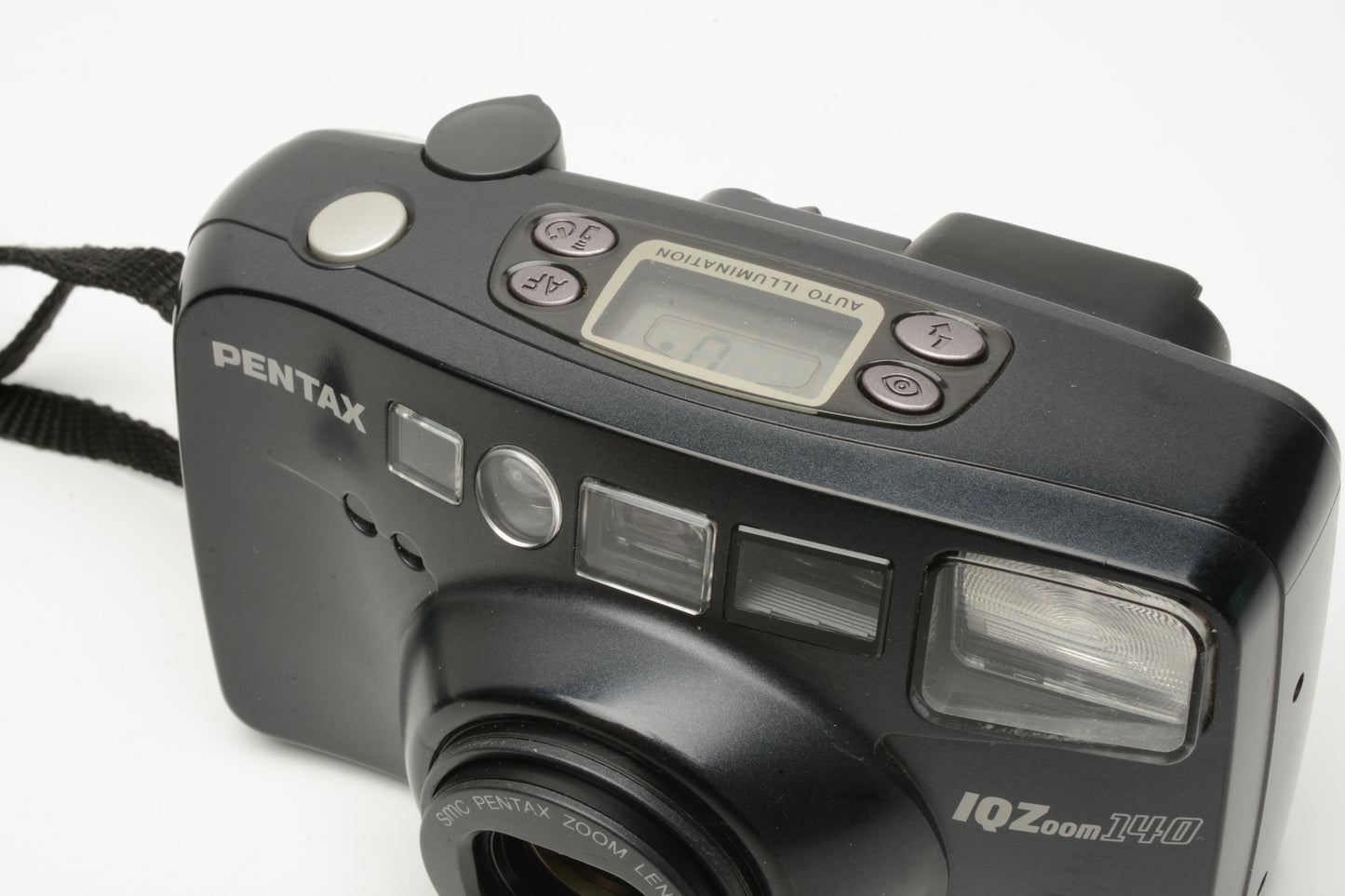 Pentax IQZoom 140 QD 35mm Point&Shoot Camera w/38-140mm zoom, tested, +manual