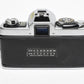 Minolta XG-1 35mm SLR w/ MD 50mm f1.7 Lens, Strap, New Seals, Good!