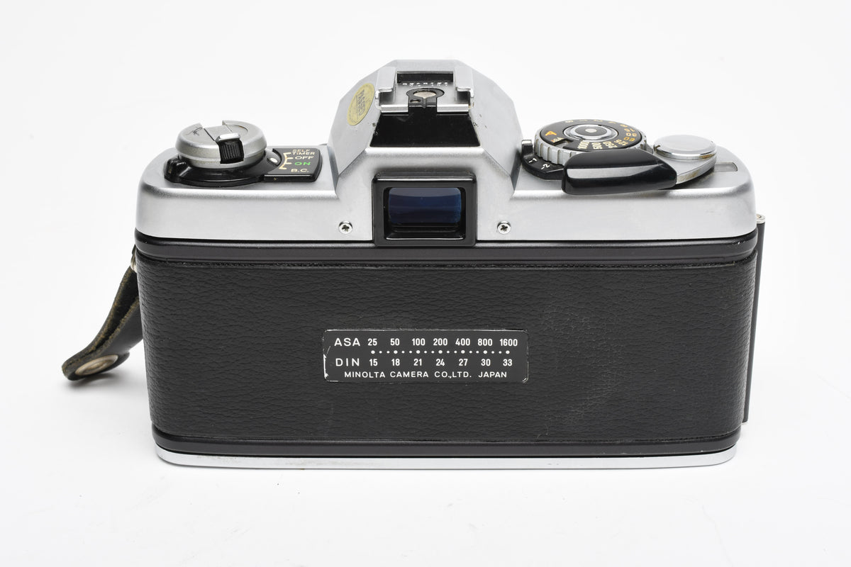 Minolta XG-1 35mm SLR w/ MD 50mm f1.7 Lens, Strap, New Seals, Good!