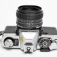 Minolta XG-1 35mm SLR w/ MD 50mm f1.7 Lens, Strap, New Seals, Good!