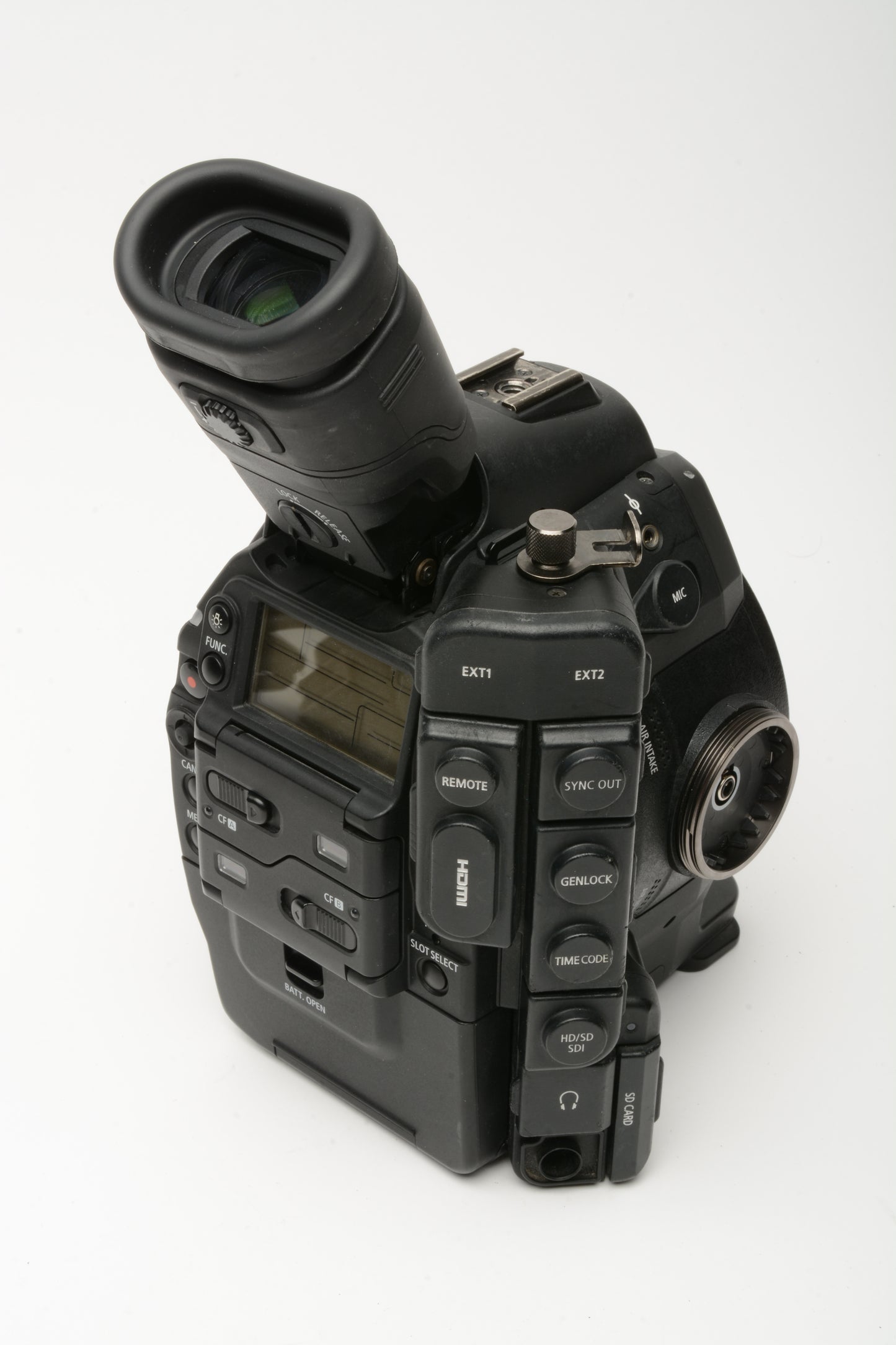 Canon EOS C300 Cinema Camcorder Body EF Mount Screen+Grip 1813 Hours, Tested