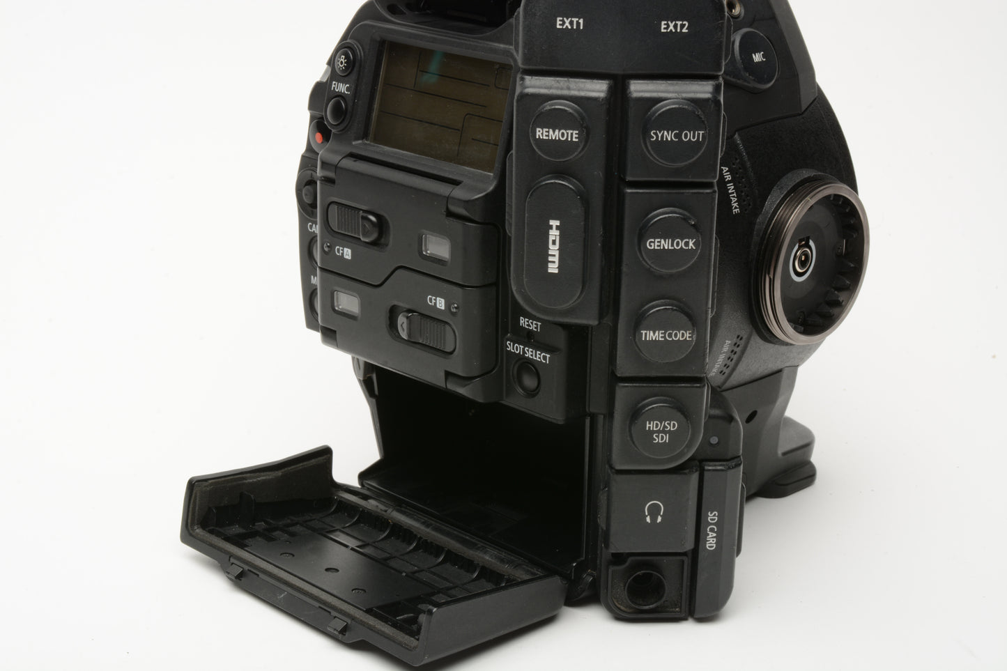 Canon EOS C300 Cinema Camcorder Body EF Mount Screen+Grip 1813 Hours, Tested