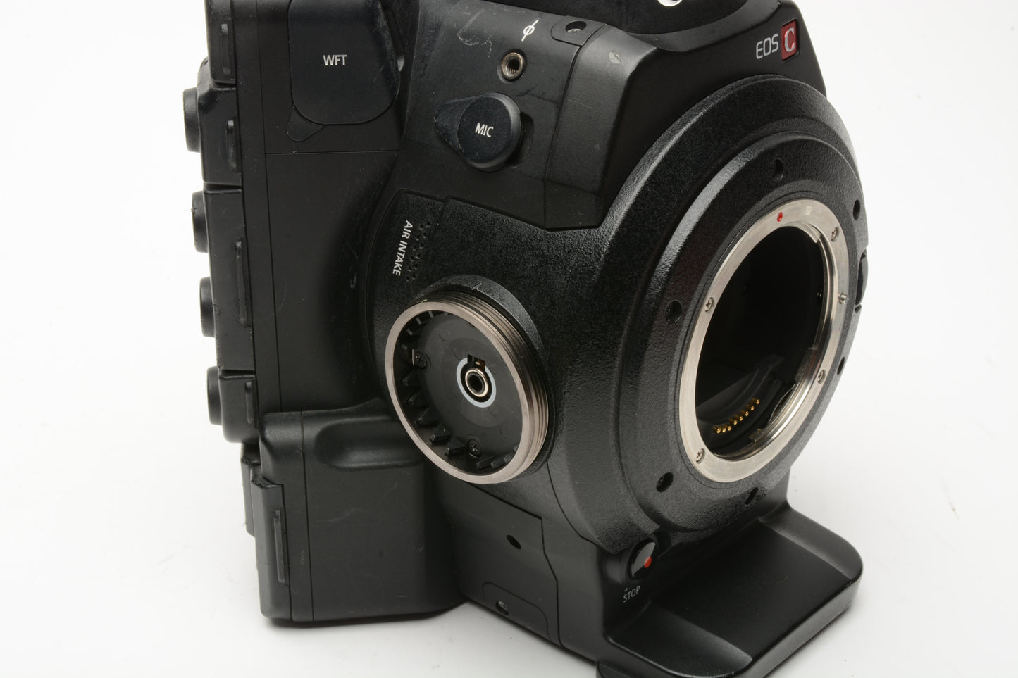 Canon EOS C300 Cinema Camcorder Body EF Mount Screen+Grip 1813 Hours, Tested