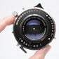Commercial Astragon 210mm f6.3 large format lens w/Copal #1 shutter, Nice!