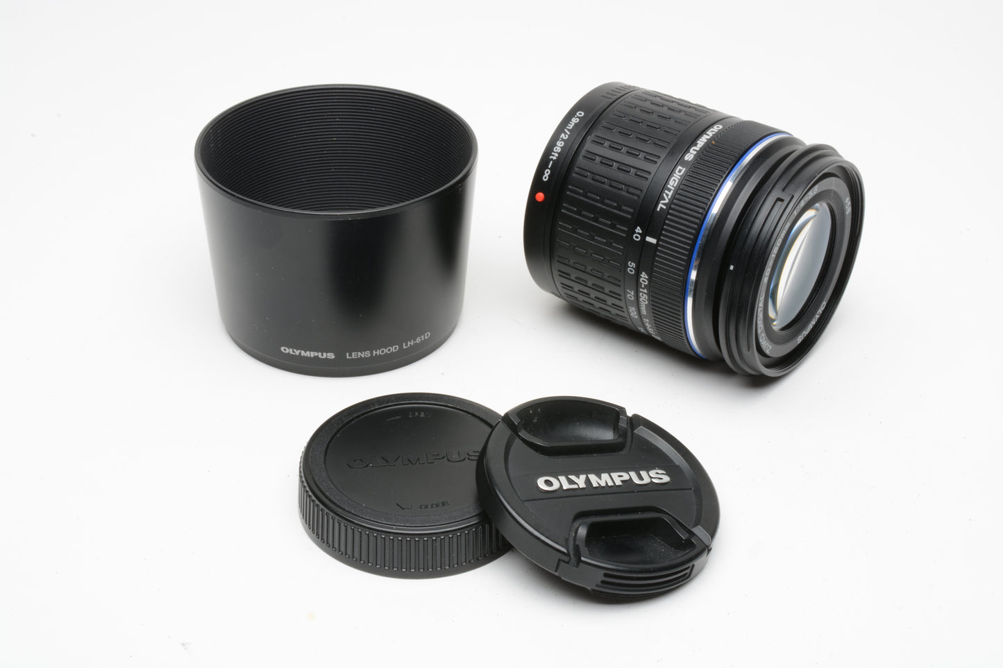 Olympus Digital 40-150mm f4-5.6 ED Zoom Lens for 4/3 Mount, +Hood