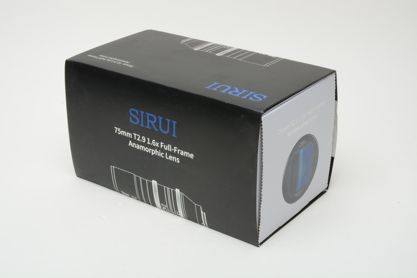 Sirui 75mm T2.9 1.6X full frame Anamorphic lens Venus E75 Sony E Mount Mint, Boxed