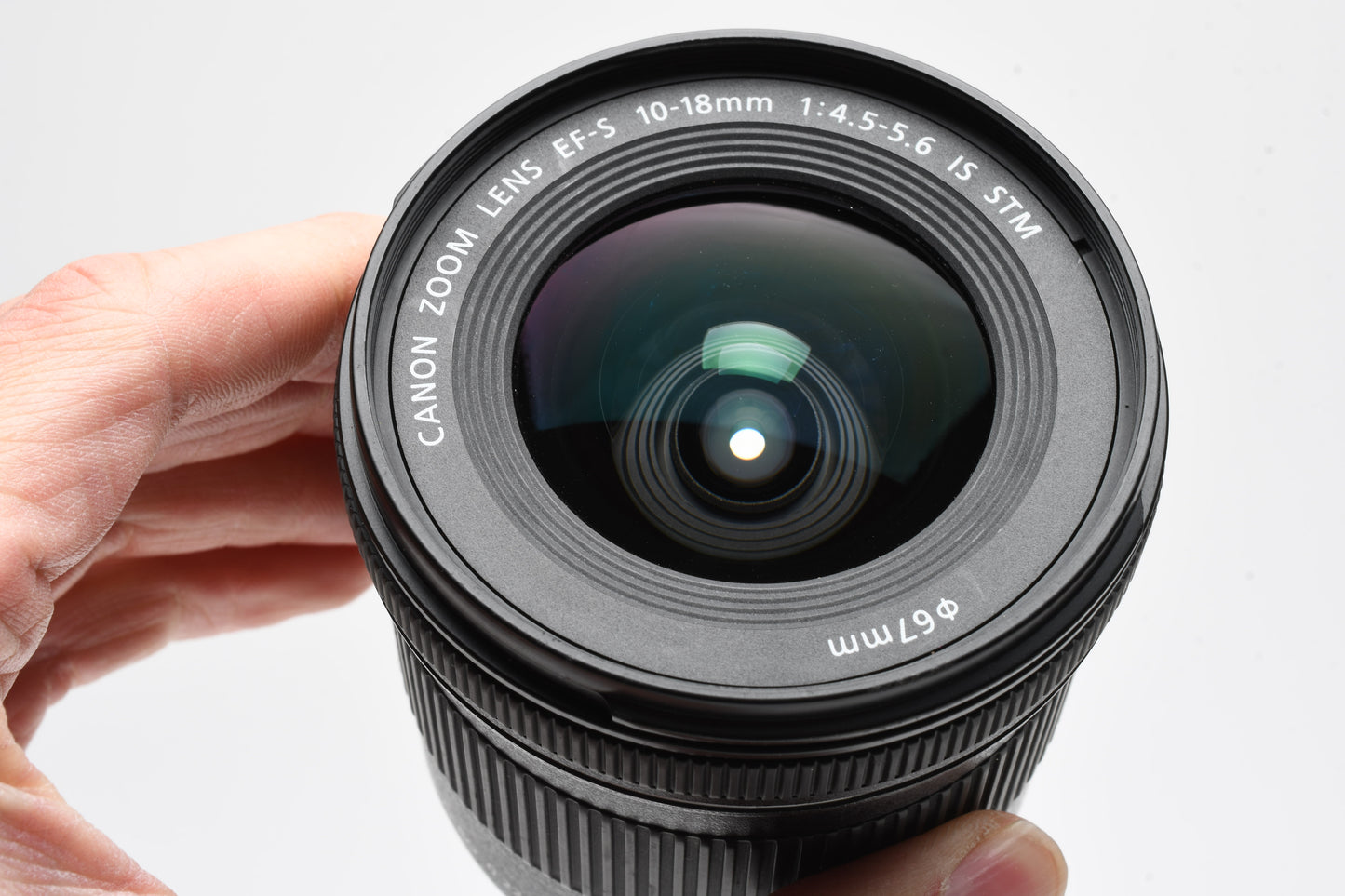 Canon EFS 10-18mm f4.5-5.6 IS STM Zoom Lens, w/Caps, Mint-