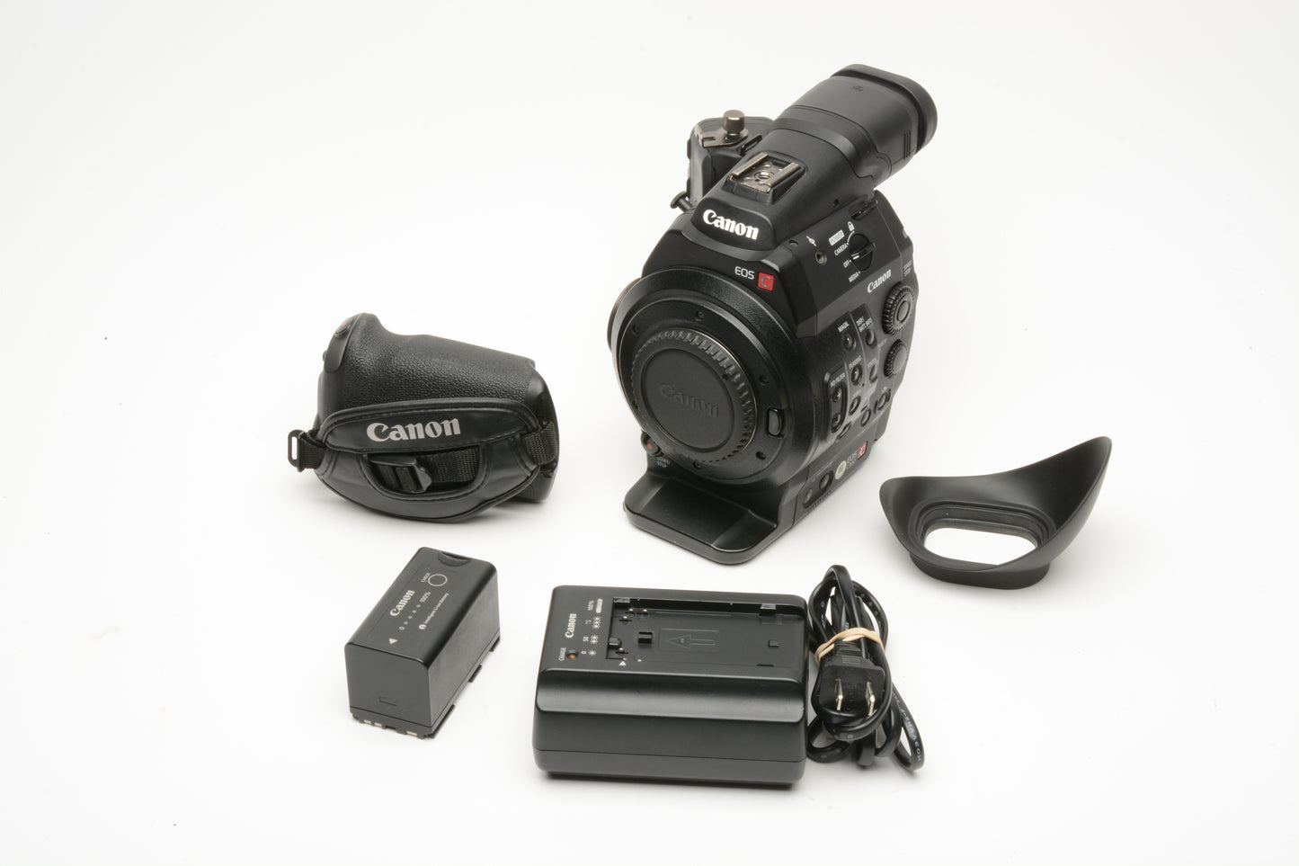 Canon EOS C300 Cinema Camcorder Body EF Mount 1191 Hours, Tested, Great!