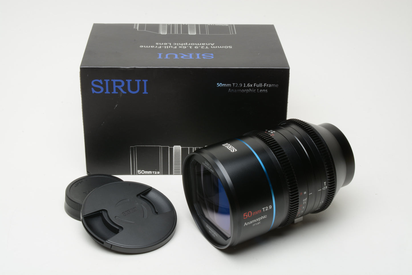 Sirui 50mm T2.9 1.6X full frame Anamorphic lens FFEK-E Sony E Mount Mint, Boxed