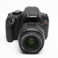 Canon Rebel T7 DSLR w/18-55mm f3.5-5.6 IS II Only 18 Acts!! Mint-