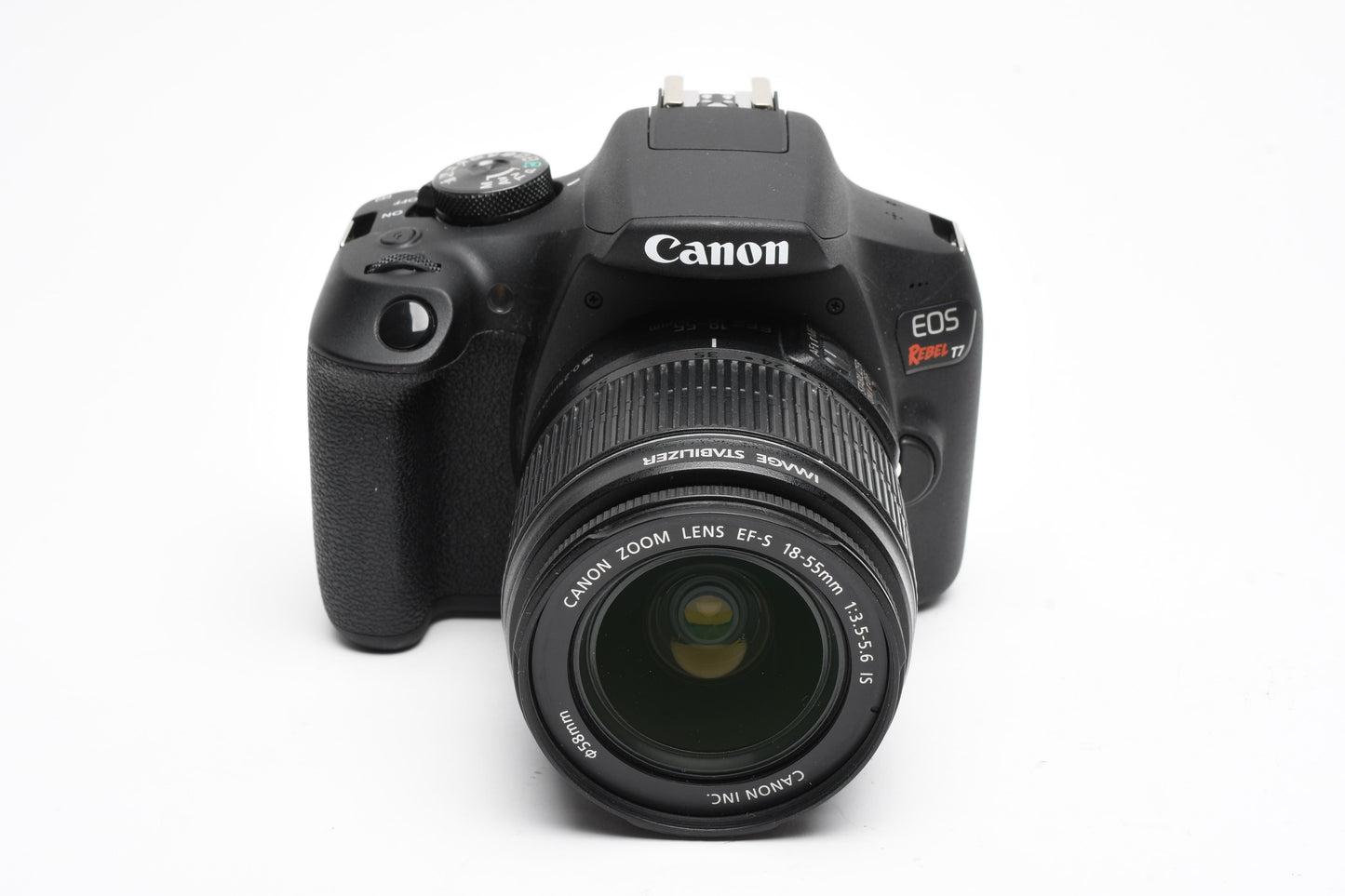 Canon Rebel T7 DSLR w/18-55mm f3.5-5.6 IS II Only 18 Acts!! Mint-