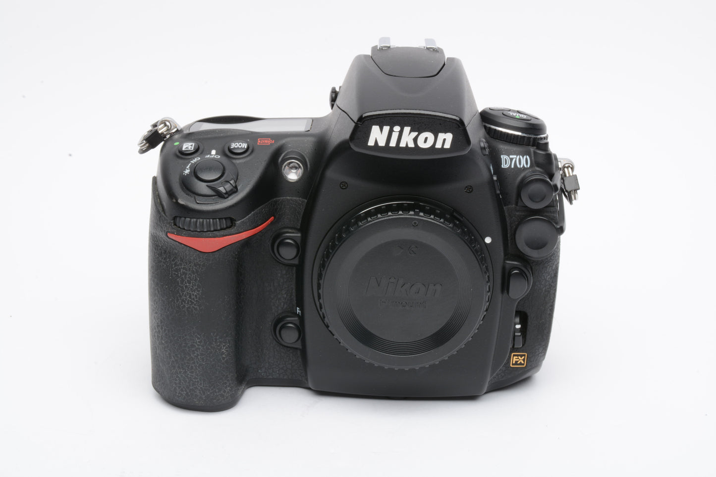 Nikon D700 DSLR Body w/2 Batts, charger, strap, USB, 33K Acts, Nice!