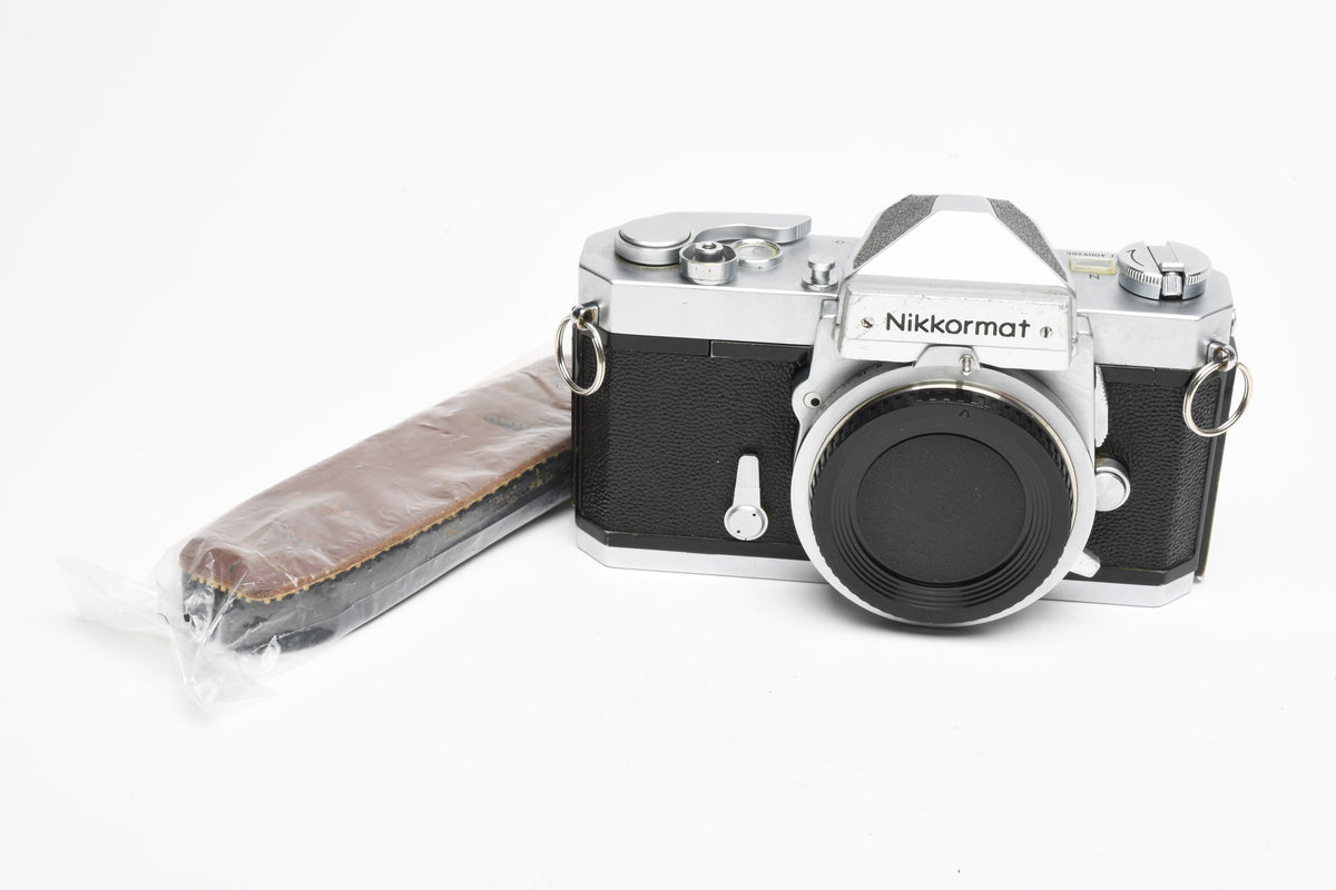Nikon Nikkomat FTN 35mm SLR Chrome Body, New seals, Good & Clean