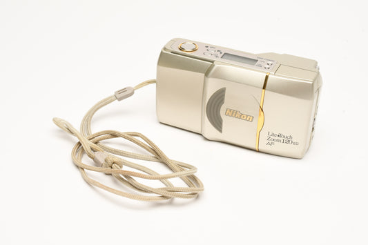 Nikon AF Lite Touch zoom 120ED 35mm Point&Shoot w/38-120mm zoom, Great!