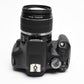 Canon Rebel T7 DSLR w/18-55mm f3.5-5.6 IS II Only 18 Acts!! Mint-