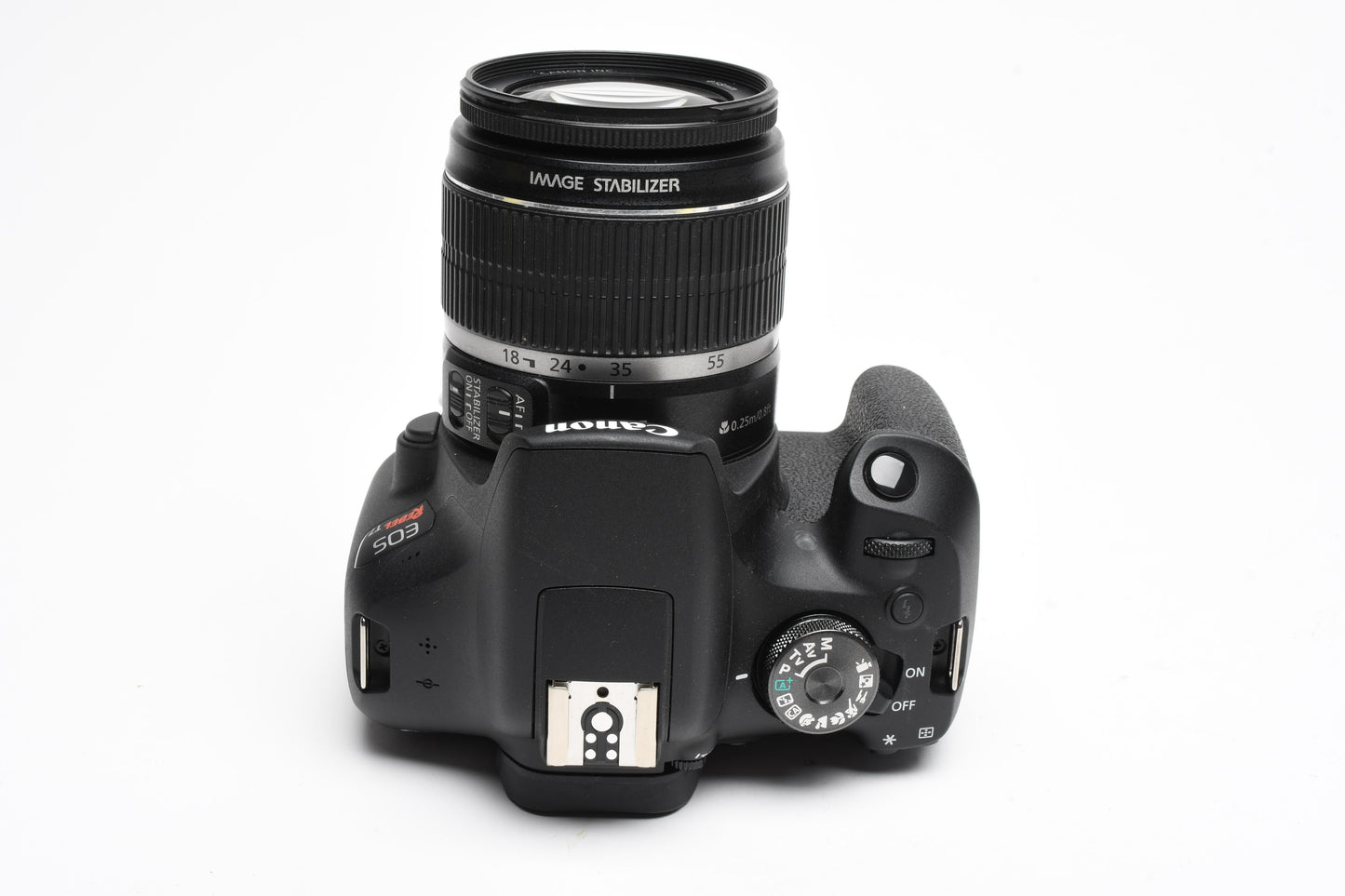 Canon Rebel T7 DSLR w/18-55mm f3.5-5.6 IS II Only 18 Acts!! Mint-