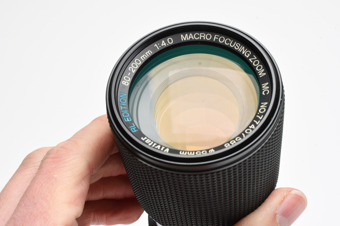 Vivitar RL 80-200mm f4 Macro focusing Olymps, UV, Cap