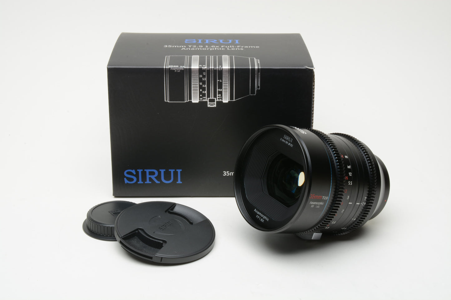 Sirui 35mm T2.9 1.6X full frame Anamorphic lens Venus 35 Sony E Mount Mint, Boxed