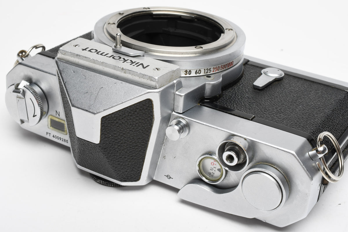 Nikon Nikkomat FTN 35mm SLR Chrome Body, New seals, Good & Clean