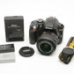 Nikon D3300 DSLR w/18-55mm zoom 2Batts, charger, strap, Only 6698 Acts!!