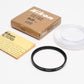Nikon 52mm L37c UV filter in jewel case, New in box