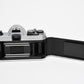 Pentax K1000 SE 35mm SLR w/50mm f2 lens, New seals, strap, Great!
