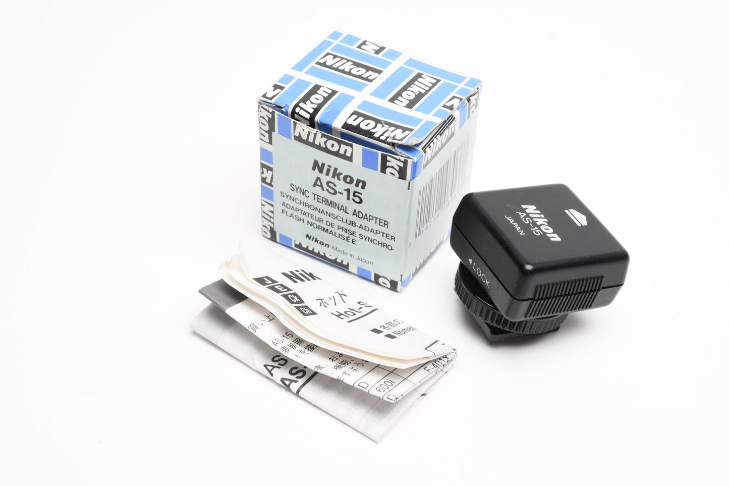 Nikon AS-15 Sync Terminal Adapter - New in Box