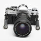 Canon AE-1 35mm SLR Camera w/35-70mm Zoom, New Seals, Case, Great