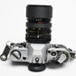 Canon AE-1 35mm SLR Camera w/35-70mm Zoom, New Seals, Case, Great