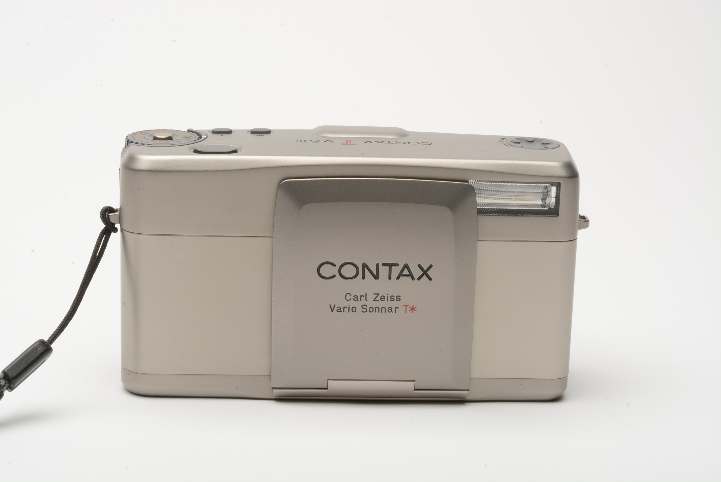 Contax TVS III Silver 35mm Point&Shoot camera, boxed, case+manual 