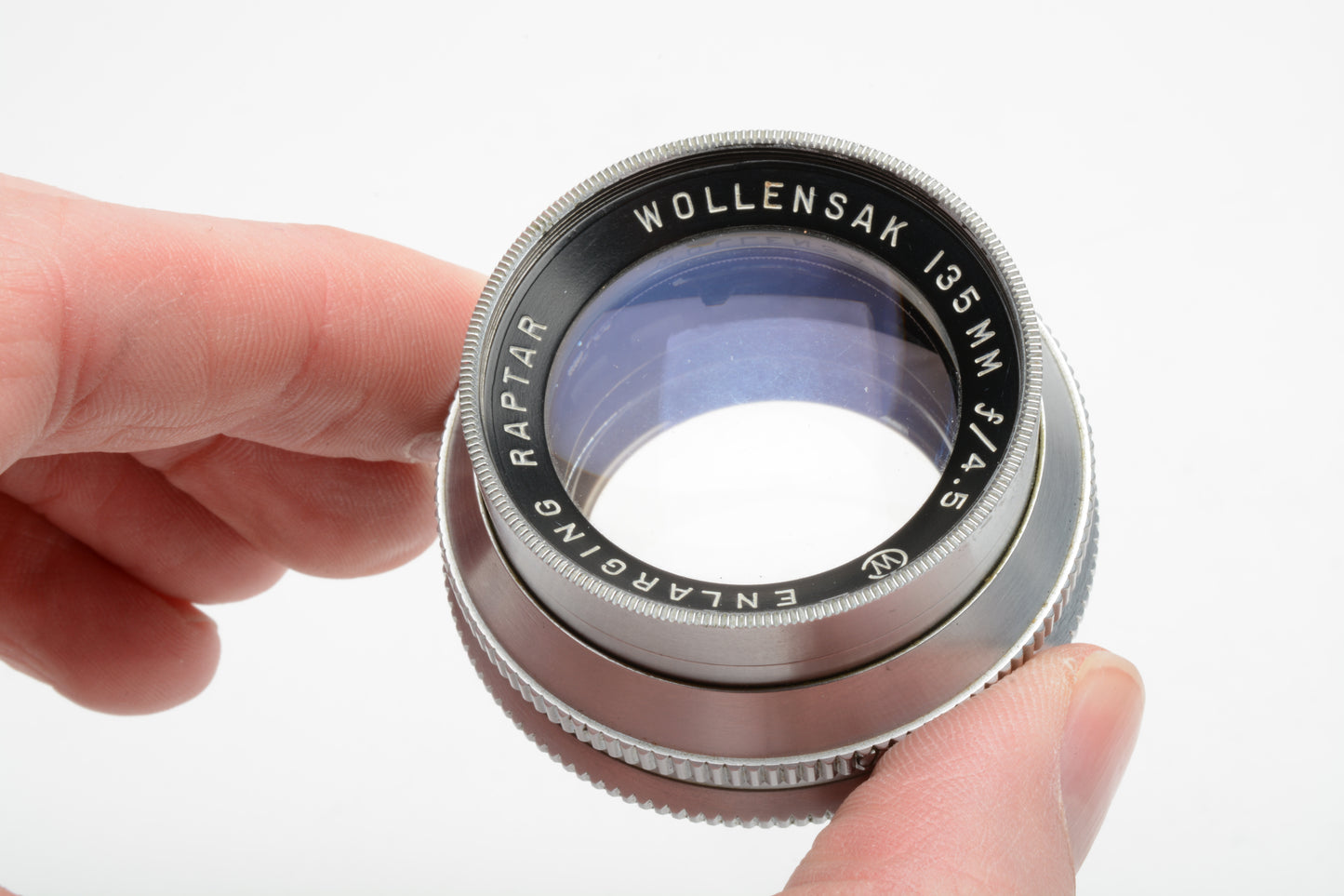 Wollensak Raptar 135mm f4.5 Enlarging lens w/Retaining ring