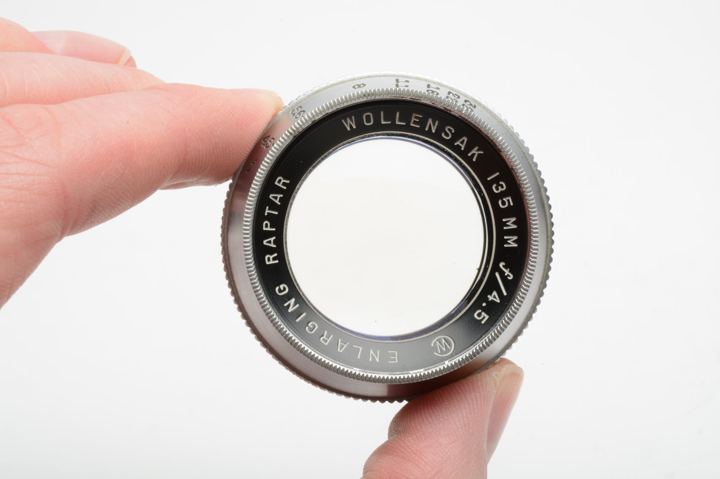 Wollensak Raptar 135mm f4.5 Enlarging lens w/Retaining ring