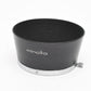 Minolta Metal Hood D57KB for Auto Rokkor 58mm F1.4, Case, Mint-