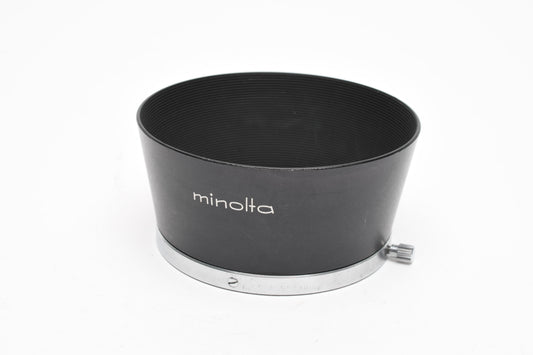 Minolta Metal Hood D57KB for Auto Rokkor 58mm F1.4, Case, Mint-