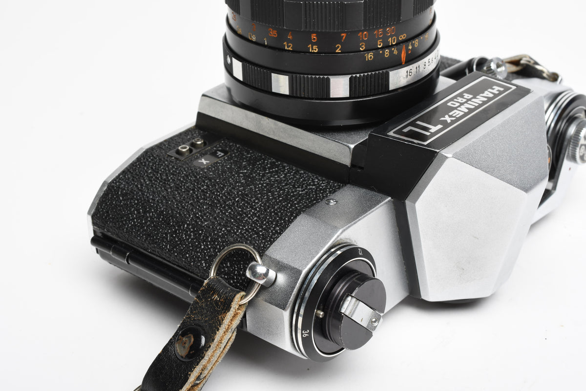 Hanimex Pro TL 35mm SLR w/Pentacon 50mm f1.8 lens, New seals, strap, Great!