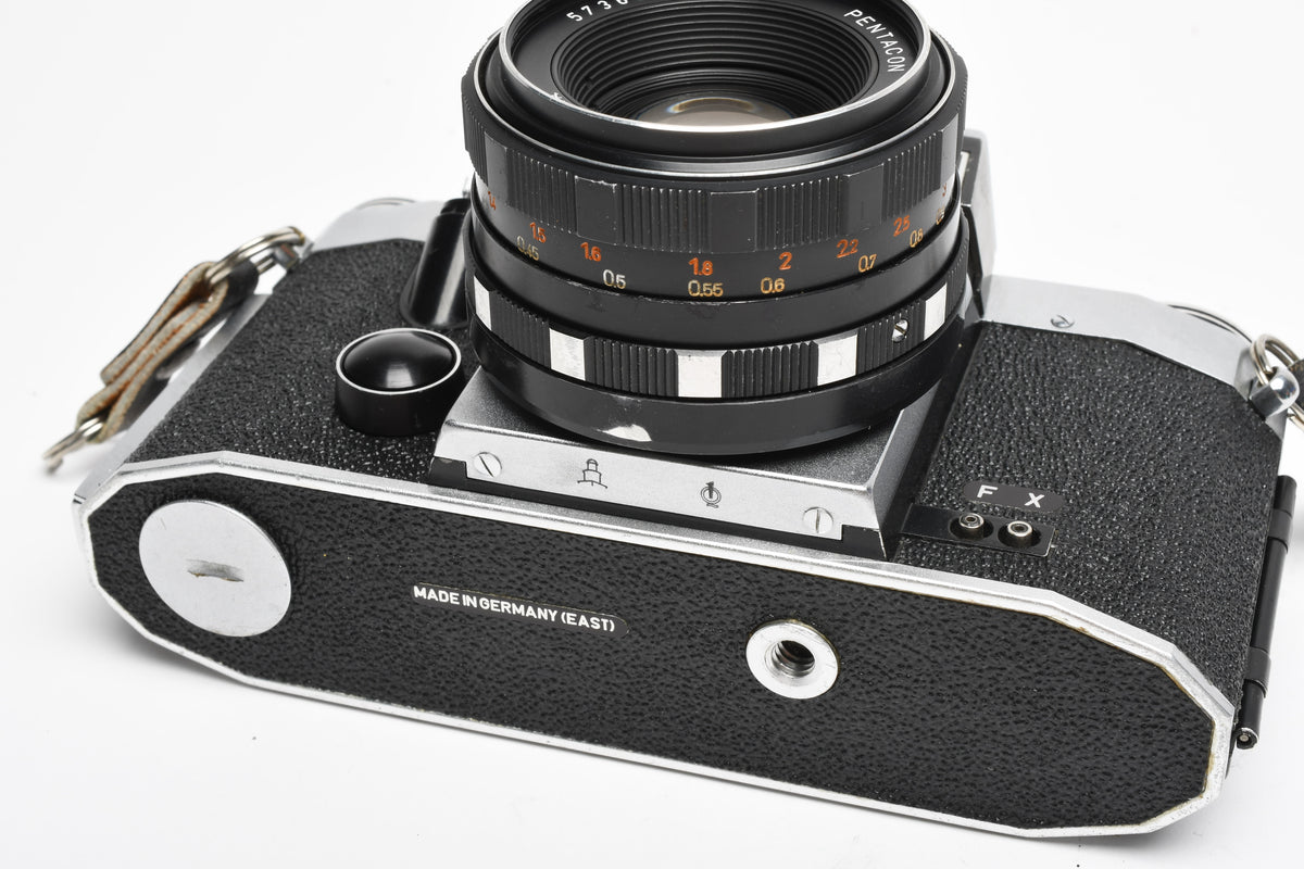 Hanimex Pro TL 35mm SLR w/Pentacon 50mm f1.8 lens, New seals, strap, Great!