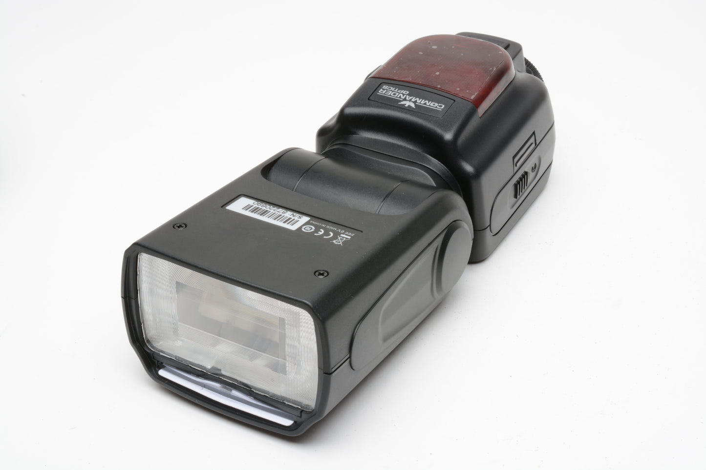 Comander Optics Speedlight TTL-613C flash for Canon DSLRs, stand, case, manual, Mint