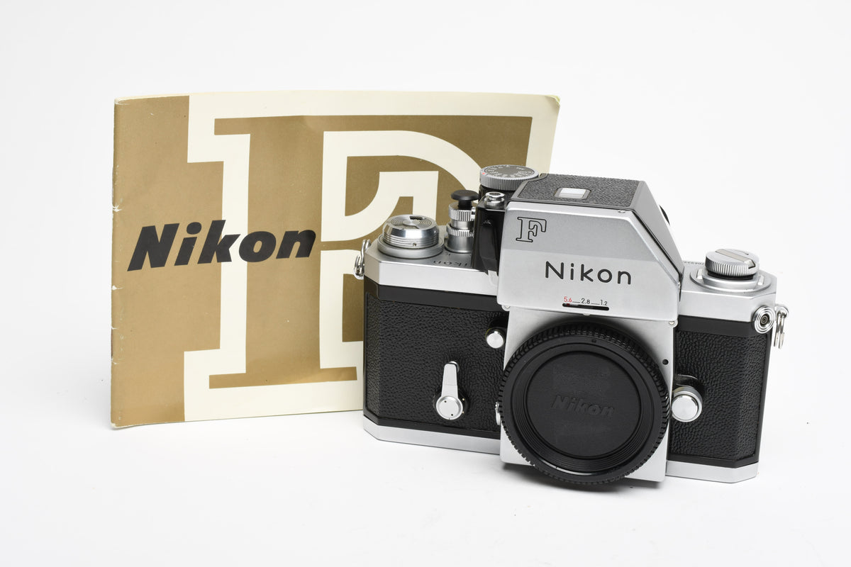 Nikon F 35mm SLR w/Photomic finder, New Seals! Great! Very clean