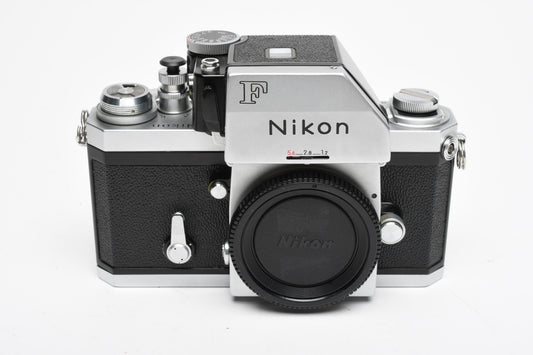 Nikon F 35mm SLR w/Photomic finder, New Seals! Great! Very clean